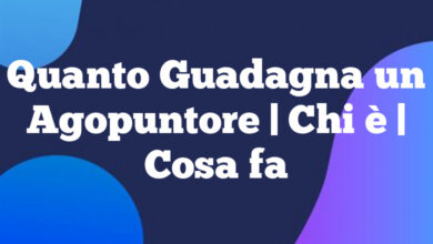 Quanto Guadagna un Agopuntore | Chi è | Cosa fa Quanto Guadagna un Agopuntore
| Chi è | Cosa fa