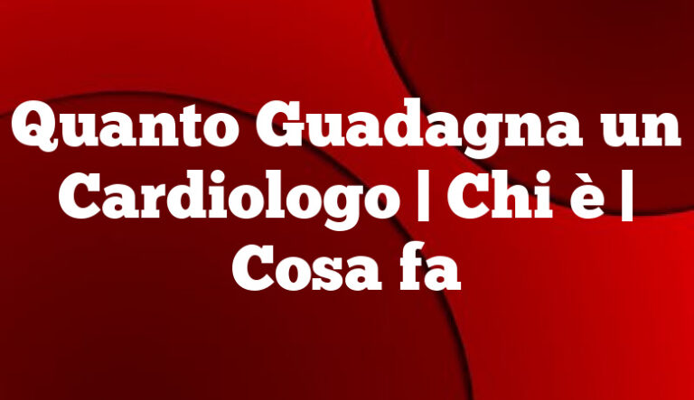 Quanto Guadagna Un Cardiologo In Svizzera