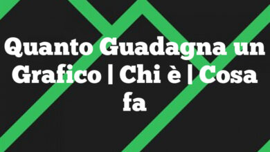 Quanto Guadagna un Grafico| Chi è | Cosa fa Quanto Guadagna un Grafico
| Chi è | Cosa fa