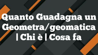 Quanto Guadagna un Geometra/geomatica| Chi è | Cosa fa Quanto Guadagna un Geometra/geomatica
| Chi è | Cosa fa