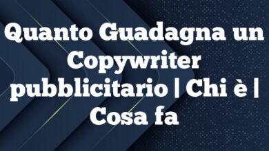 Quanto Guadagna un Copywriter pubblicitario| Chi è | Cosa fa Quanto Guadagna un Copywriter pubblicitario
| Chi è | Cosa fa