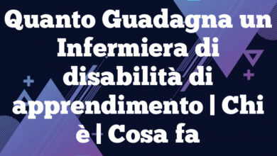 Quanto Guadagna un Infermiera di disabilità di apprendimento | Chi è | Cosa fa Quanto Guadagna un Infermiera di disabilità di apprendimento | Chi è | Cosa fa