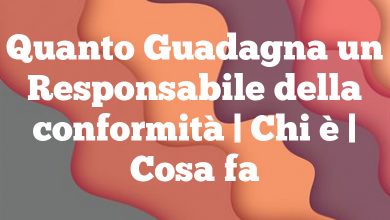 Quanto Guadagna un Responsabile della conformità | Chi è | Cosa fa Quanto Guadagna un Responsabile della conformità | Chi è | Cosa fa