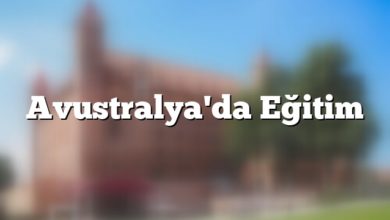 Avustralya'da Eğitim