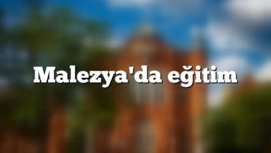 Malezya'da eğitim