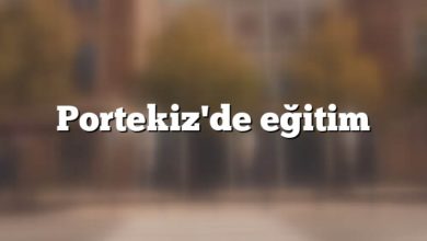 Portekiz Eğitim Sistemi Portekiz'de eğitim