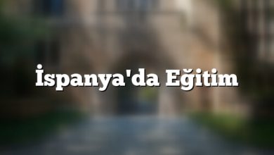 İspanya Eğitim Sistemi İspanya'da Eğitim