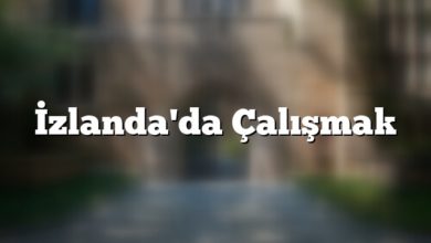 İzlanda'da Çalışmak